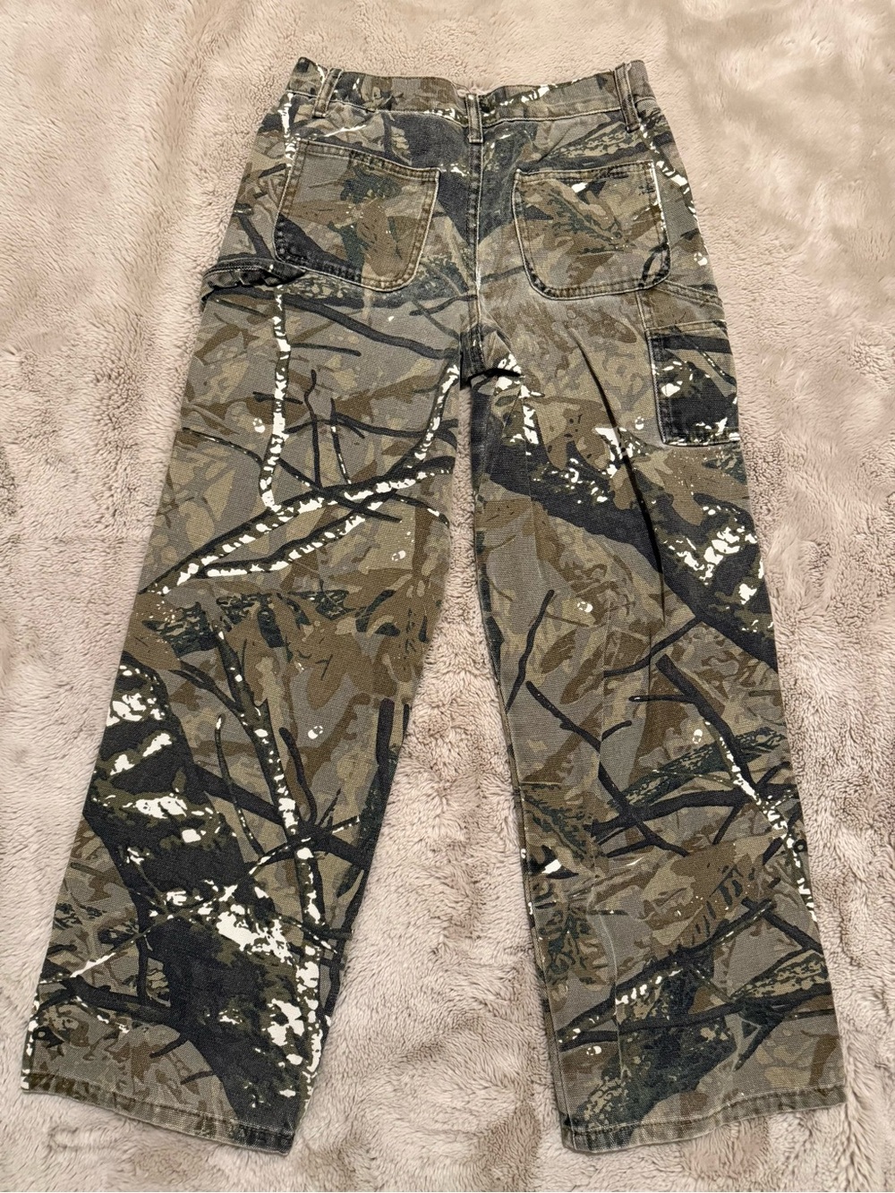 RSQ Camouflage Straight Baggie Pants in Boys 16